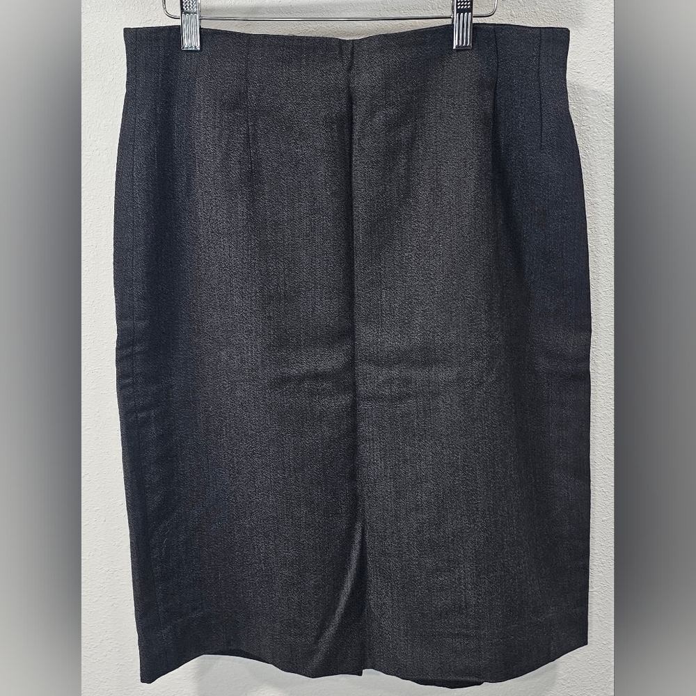 St Michael From Marks and Spencer Gray Wool Mini Skirt Size UK 18 US 14